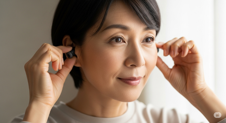イヤーピースの大きさはどうやって決めますか?